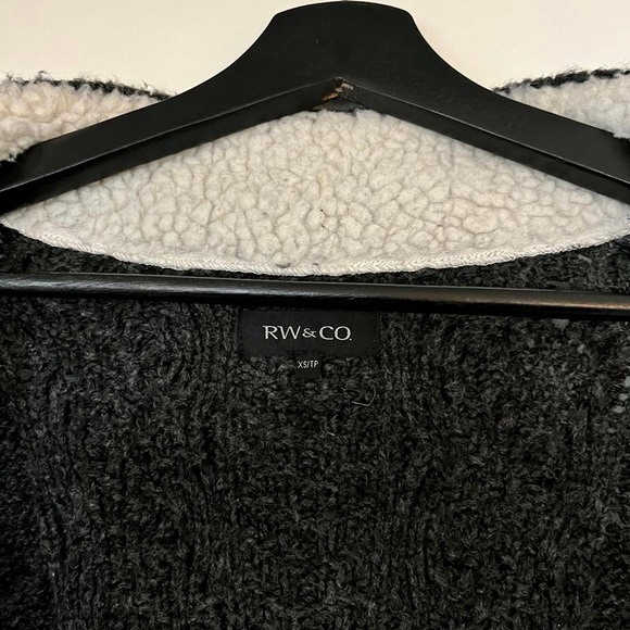 Button-down zipper knitted cardigan - Picture 3 of 9